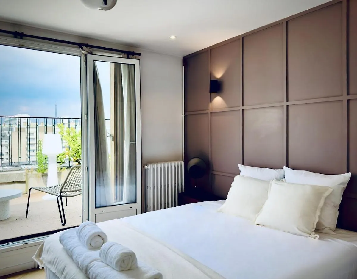 Cocoon 6P, Terrace With Eiffel Tower & Seine View Lejlighed Paris
